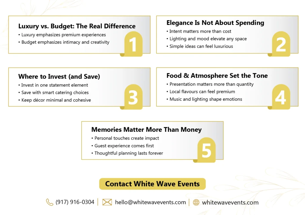 Luxury vs. Budget Weddings