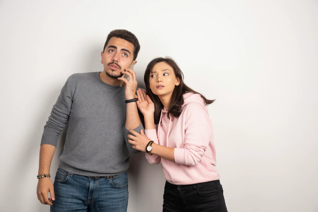 couple to be wed worried